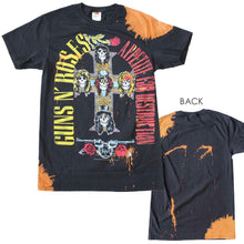 Load image into Gallery viewer, Guns n Roses Appetite Bleach Dyed T-Shirt
