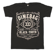 Load image into Gallery viewer, Dimebag Darrell Whiskey Dimebag T-Shirt