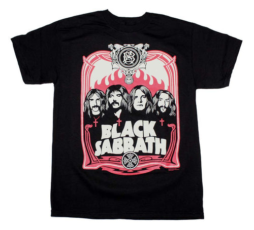 Black Sabbath Red Flames T-Shirt