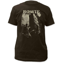 Load image into Gallery viewer, David Bowie Guitar Fitted Jersey T-Shirt