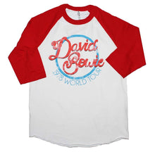 Load image into Gallery viewer, David Bowie 1978 World Tour Raglan Sleeve T-Shirt