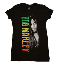 Load image into Gallery viewer, Bob Marley Smile Gradient Junior&#39;s Tee